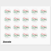 Gepersonaliseerde Merry Christmas Gift Label Naam  (Vel)