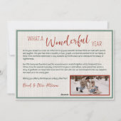 Gepersonaliseerde Merry Christmas Kaart met 6 foto (Achterkant)