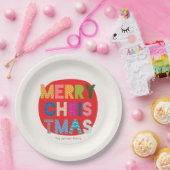 Gepersonaliseerde Merry Christmas Paper Bord (Feest)