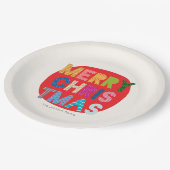 Gepersonaliseerde Merry Christmas Paper Bord (Gekanteld)