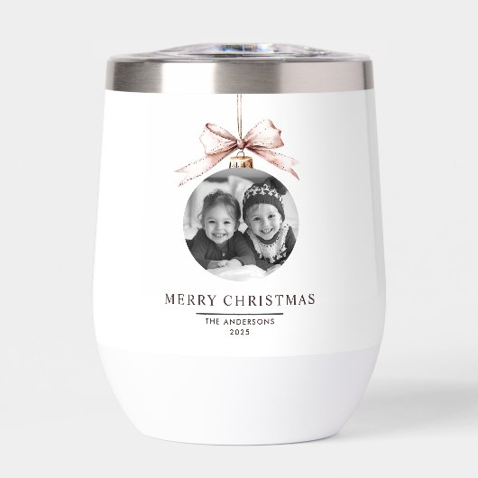 "Gepersonaliseerde Merry Christmas Photo Gift (Voorkant)