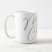 Gepersonaliseerde Merry Christmas Script Mok | Cus (Links)