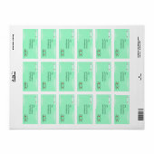 Gepersonaliseerde Merry Christmas Theme Adresetike Etiket (Full Sheet)