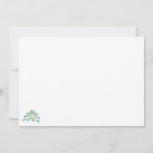 Gepersonaliseerde "Merry Christmas" vakantie Kaart (Achterkant)