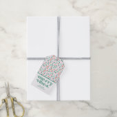 Gepersonaliseerde Merry Vibes Gift Label Cadeaulabel (Met Touw)