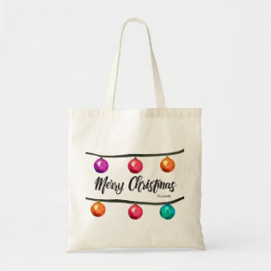 Gepersonaliseerde, Merry Waterverf van het Kerstma Tote Bag