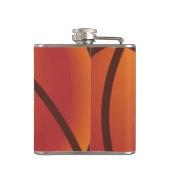 Gepersonaliseerde met honkbal gevulde maatkolf heupfles (Achterkant)