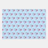 Gepersonaliseerde "met L❤️VE" rode rozen Inpakpapier Vel (Voorkant 2)