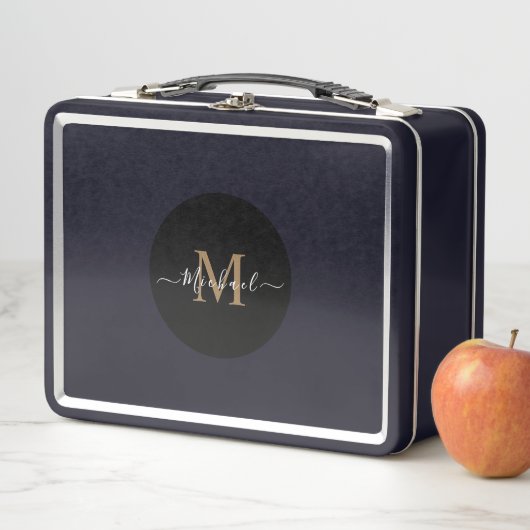 Gepersonaliseerde metalen lunchbox – QR-code en na (In situ)