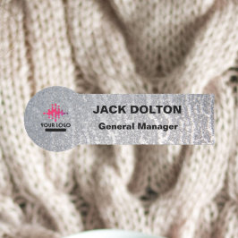 Gepersonaliseerde metalen naambadge voor werknemer naamplaatje