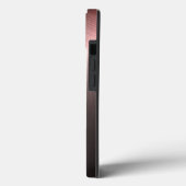 Gepersonaliseerde metalen titanium brons radiale t Case-Mate iPhone case (Achterkant / Links)