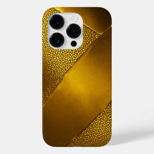 Gepersonaliseerde metalen titanium gouden radiale  Case-Mate iPhone 14 pro hoesje