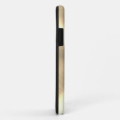 Gepersonaliseerde metalen titanium gouden radiale  Case-Mate iPhone case (Achterkant/rechts)