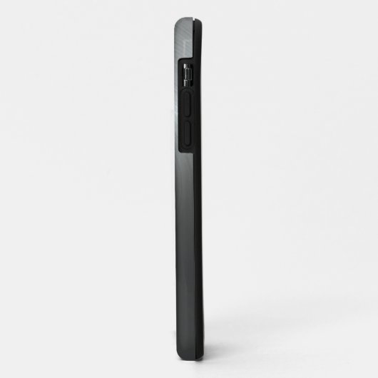 Gepersonaliseerde metalen titanium zilver radiale Case-Mate iPhone case (Achterkant/links)