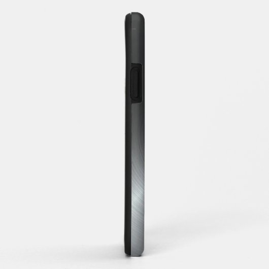 Gepersonaliseerde metalen titanium zilver radiale  Case-Mate iPhone case (Achterkant/rechts)