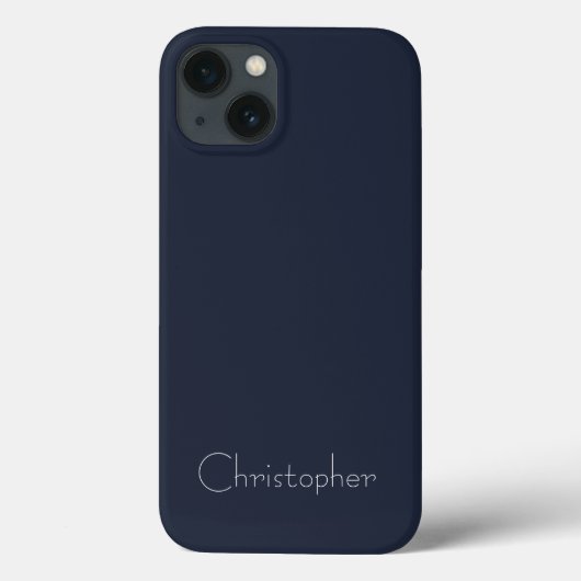 Gepersonaliseerde Metallic blauwe titanium radiale Case-Mate iPhone Case (Achterkant)