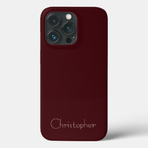 Gepersonaliseerde Metallic donkere sienna radiale  Case-Mate iPhone Case