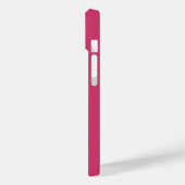 Gepersonaliseerde Metallic licht roze Radiale Text Case-Mate iPhone Case (Achterkant / Links)