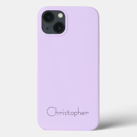 Gepersonaliseerde Metallic licht violette radiale  Case-Mate iPhone Case (Achterkant)