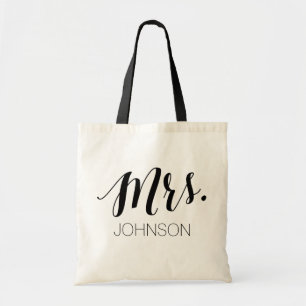 Gepersonaliseerde mevrouw Canvas tas