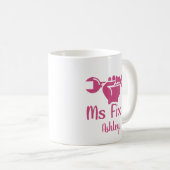 Gepersonaliseerde mevrouw Fix it Mok handschoenkof (Voorkant rechts)