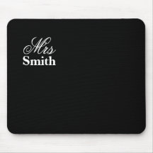 Gepersonaliseerde mevrouw Name Black