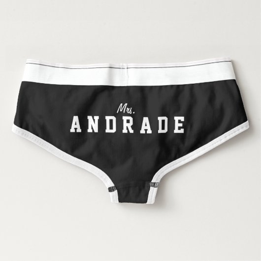 Gepersonaliseerde mevrouw Panties Gepersonaliseerd (Achterkant)