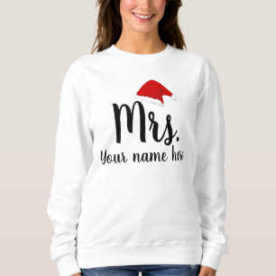 Gepersonaliseerde mevrouw Santa Sweatshirt