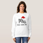 Gepersonaliseerde mevrouw Santa Sweatshirt (Voorkant volledig)