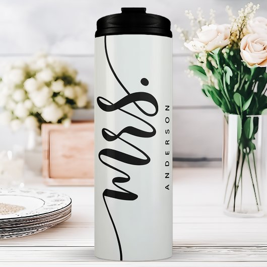 Gepersonaliseerde mevrouw thermosbeker