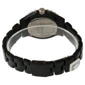 Gepersonaliseerde mevrouw Wife Bride Zijn haar nie Horloge (Achterkant)