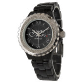 Gepersonaliseerde mevrouw Wife Bride Zijn haar nie Horloge (Gekanteld)