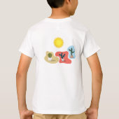 Gepersonaliseerde Mexicaanse Emoji in Sombrero met T-shirt (Achterkant)