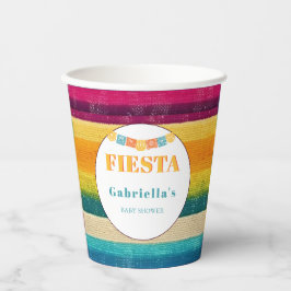 Gepersonaliseerde Mexicaanse Fiesta Baby shower Papieren Bekers