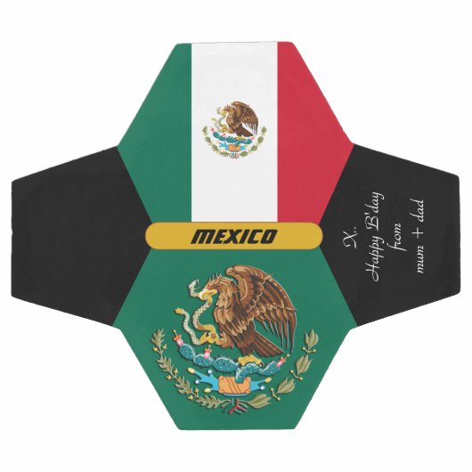 Gepersonaliseerde Mexicaanse vlag, foto Voetbal (Enkel)