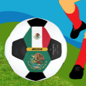 Gepersonaliseerde Mexicaanse vlag, foto Voetbal