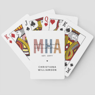 Gepersonaliseerde MHA Master of Health Administrat Pokerkaarten