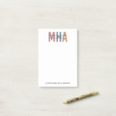 Gepersonaliseerde MHA Master of Health Administrat Post-it® Notes (Op bureau)