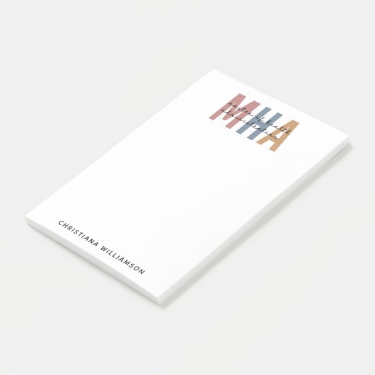Gepersonaliseerde MHA Master of Health Administrat Post-it® Notes (Schuin)