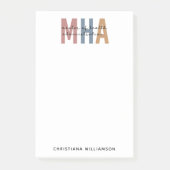 Gepersonaliseerde MHA Master of Health Administrat Post-it® Notes (Voorkant)