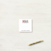 Gepersonaliseerde MHA Master of Health Administrat Post-it® Notes (Op bureau)