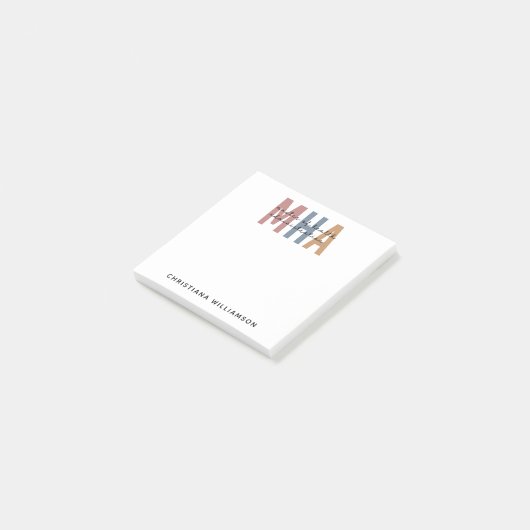 Gepersonaliseerde MHA Master of Health Administrat Post-it® Notes (Schuin)
