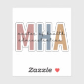 Gepersonaliseerde MHA Master of Health Administrat Sticker (Vel)