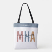 Gepersonaliseerde MHA Master of Health Administrat Tote Bag (Achterkant)