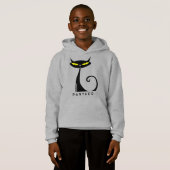 Gepersonaliseerde Mid Century Modern Atomic Black (Voorkant volledig)