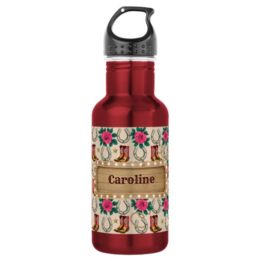 Gepersonaliseerde Midwest Princess waterfles Waterfles (Voorkant)