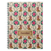 Gepersonaliseerde Midwest Prinses ontwerper Notitieboek (Voorkant)