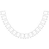 Gepersonaliseerde mijlpaal & bruiloft Bunting Bann Vlaggetjes (Alle)