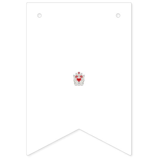 Gepersonaliseerde mijlpaal & bruiloft Bunting Bann Vlaggetjes (Tweede vlag)