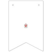 Gepersonaliseerde mijlpaal & bruiloft Bunting Bann Vlaggetjes (Derde vlag)